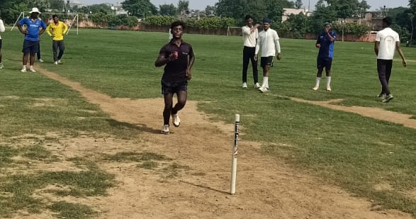 IMG_20191011_133654 विकेएस स्पोर्ट्स एकेडमी के तेज गेंदबाजों के शिविर में खिलाड़ियो ने बहाया पसीना,